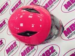 KASK VİZÖRLÜ ÇENEDEN AÇILIR ( J K ) PEMBE